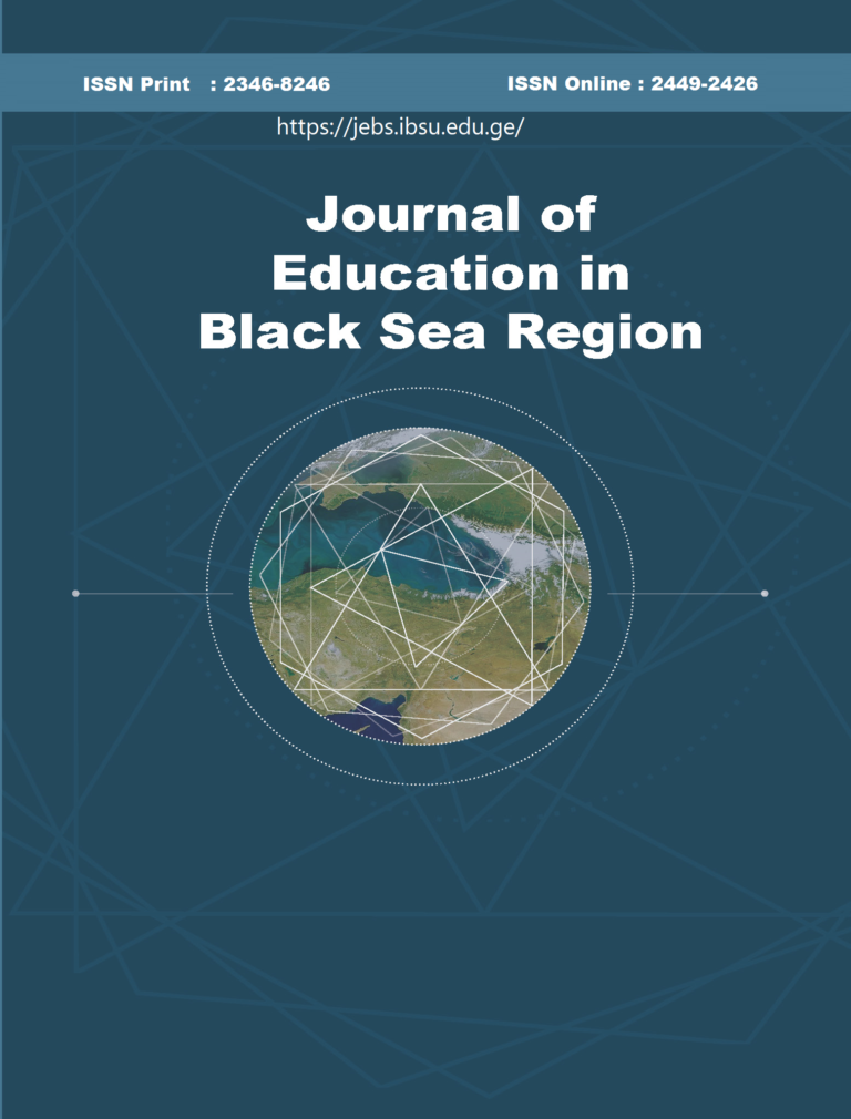 					View Vol. 5 No. 2 (2020): Journal of Education in Black Sea Region
				
